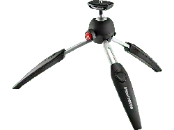 Manfrotto Mini Stativ PIXI evo mit 2 Seg., schwarz, leicht u. kompakt