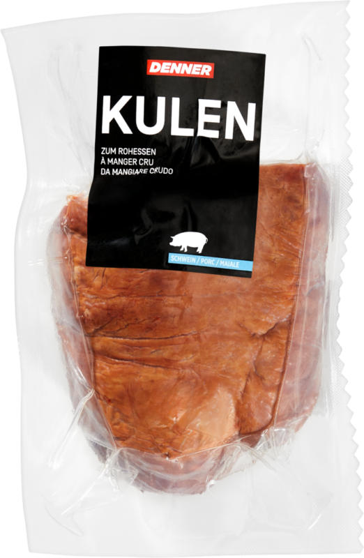 Denner Kulen , à manger cru, Suisse, env. 450 g, les 100 g