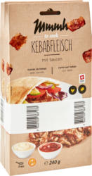Mmmh Kebabfleisch, mit 2 Saucen, 2 x 240 g