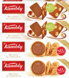 Kambly Biscuits Bretzeli & Butterfly au Chocolat, 4 x 100 g