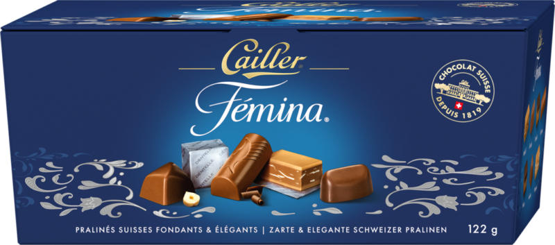 Cailler Fémina Pralinés Suisses, 122 g