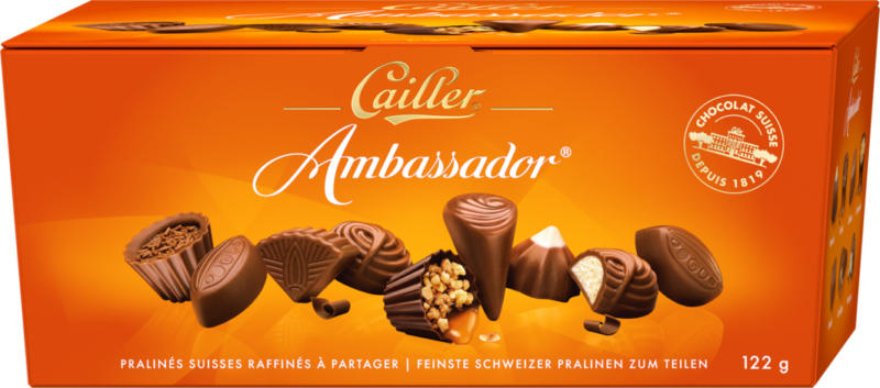 Cailler Ambassador Pralinés, 122 g