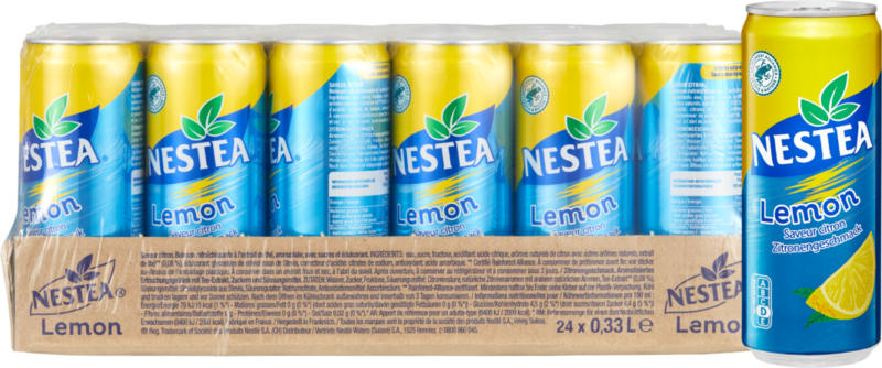 Nestea Ice Tea Lemon, 24 x 33 cl