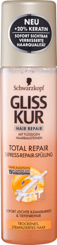 Après-shampooing express Gliss Kur Hair Repair Schwarzkopf, 200 ml