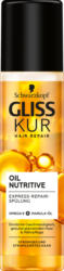 Après-shampooing express Oil Nutritive Gliss Kur Hair Repair Schwarzkopf, 200 ml