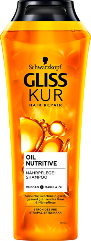 Shampooing Oil Nutritive Gliss Kur Schwarzkopf, 250 ml