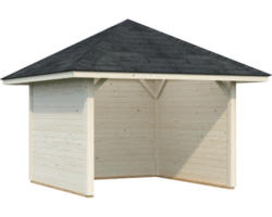 Pavillon Palmako Bianca 8,3 m² Set 2 300 x 300 cm natur