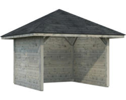 Pavillon Palmako Bianca 8,3 m² Set 2 300 x 300 cm grau tauchgrundiert