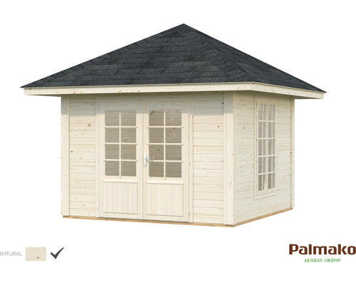 Gartenhaus Palmako Bianca 8,3 m² Set 5 300 x 300 cm natur