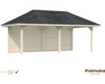 Hornbach Pavillon Palmako Bianca 16,6 m² Set 1 588 x 300 cm natur