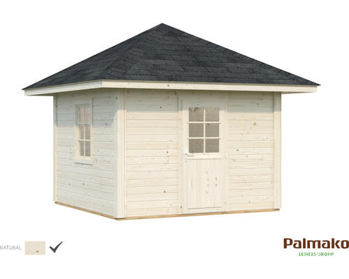 Gartenhaus Palmako Bianca 8,3 m² Set 6 300 x 300 cm natur