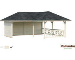 Pavillon Palmako Bianca 24,9 m² Set 1 588 x 588 cm tauchgrundiert