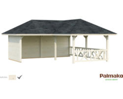 Pavillon Palmako Bianca 24,9 m² Set 1 588 x 588 cm natur