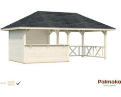 Pavillon Palmako Bianca 16,6 m² Set 3 588 x 300 cm tauchgrundiert