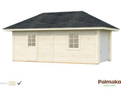 Garage Palmako Bianca 16,6 m² Set 12 300 x 588 cm natur