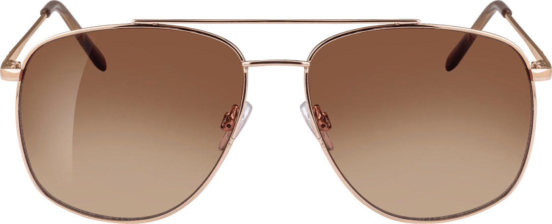 SUNDANCE Sonnenbrille Erwachsene Pilotenbrille mit goldener Metallfassung