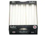 Hornbach Spitzkerzen 30er 23x250 mm weiss