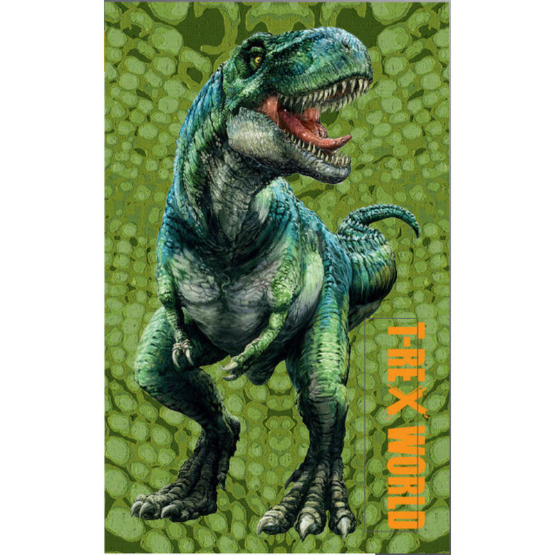 Kinderteppich T-Rex World grün B/L: ca. 80x120 cm