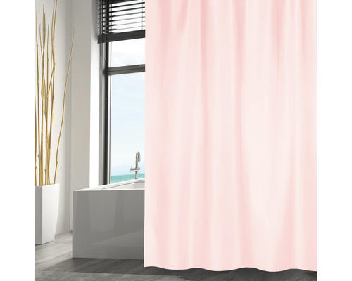 Duschvorhang MSV Textil 180x200 cm rosa