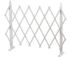 Rankgitter faltbar aus Holz 160 x 35 x 120 cm weiß