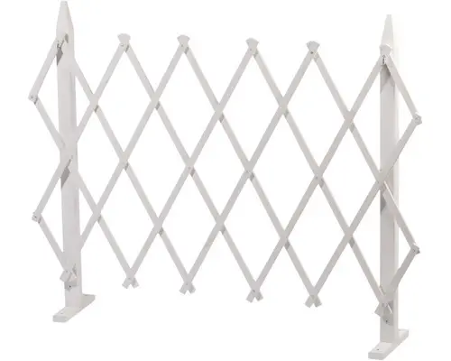 Rankgitter faltbar aus Holz 160 x 35 x 120 cm weiß
