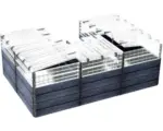 Hornbach Hochbeet klassisch GARANTIA Ergo Quadro Turbo Plus U L 80 inkl. Flora-Wassersparsystem 240 x 160 x 80 cm stone
