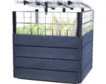 Hornbach Hochbeet klassisch GARANTIA Ergo Quadro Turbo Plus L 80 inkl. Flora-Wassersparsystem 80 x 80 x 80 cm stone