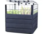 Hornbach Hochbeet klassisch GARANTIA Ergo Quadro Turbo Plus L 80 inkl. Flora-Wassersparsystem 80 x 80 x 80 cm wood