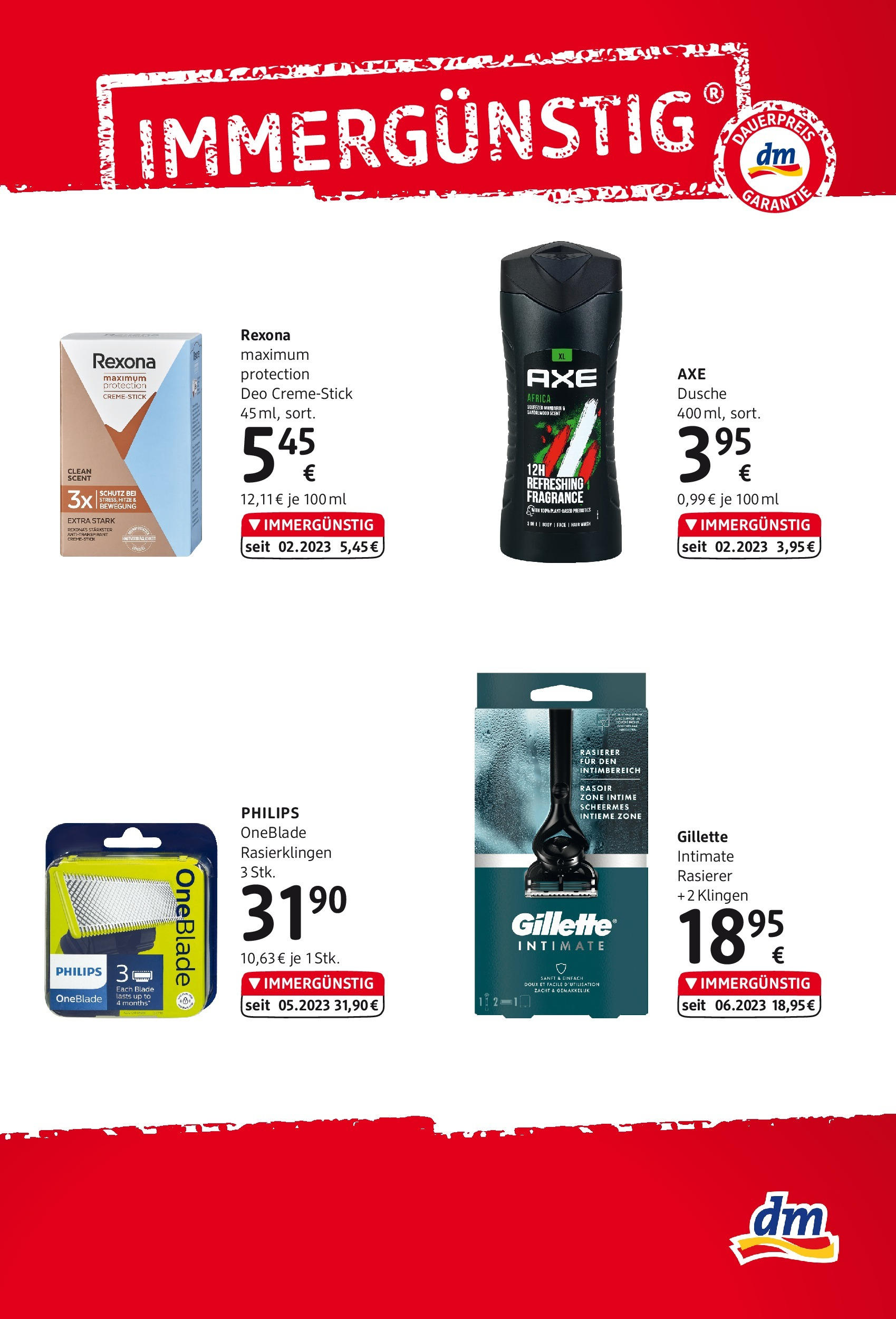dm drogerie markt Flugblatt November 2023 (25.10.2023) || Aktuelle Angebote | Seite: 7 | Produkte: Rasierer, Dusche, Antitranspirant dm drogerie markt Flugblatt November 2023 von 25.10.2023 - Aktuelle Angebote | Seite: 7 | Produkte: Rasierer, Dusche, Antitranspirant