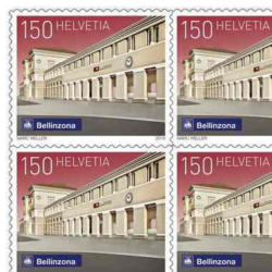 Francobolli CHF 1.50 «Bellinzona», Foglio da 10 francobolli