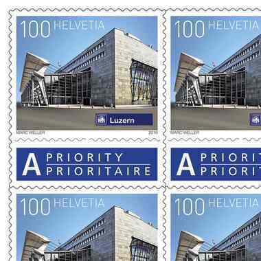 Briefmarken CHF 1.00 «Luzern», Bogen mit 50 Marken