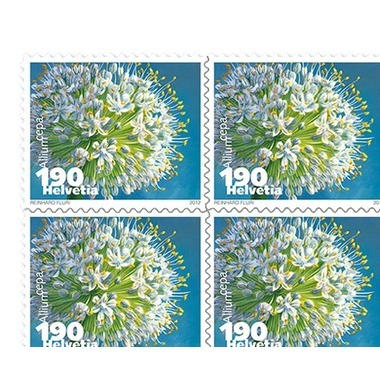 Timbres CHF 1.90 «Oignon», Feuille de 10 timbres