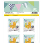 Die Post | La Poste | La Posta Briefmarken CHF 0.90 «Geburt», Bogen mit 10 Marken