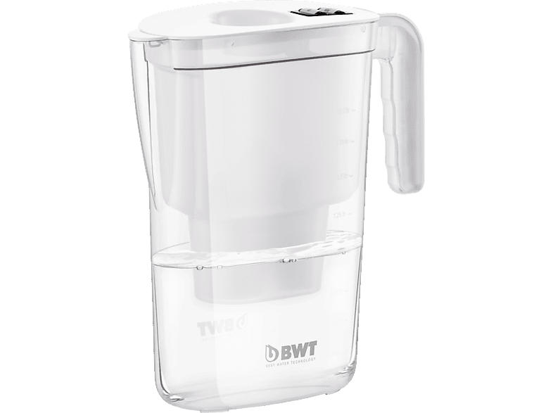 BWT 815481 VIDA, Tischwasserfilter + 1 Filterkartusche, 2.6 Liter, Weiß
