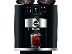 Jura 15478 GIGA 10 Diamond Black Kaffeevollautomat (Diamond Black, 2 elektronisch verstellbare Keramikscheibenmahlwerke, 15 bar, integrierter Milchbehälter)