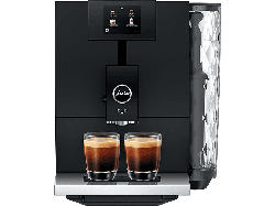 Jura 15493 ENA 8 Full Kaffeevollautomat (Full Metropolitan Black, Professional Aroma Grinder, 15 bar, externer Milchbehälter)