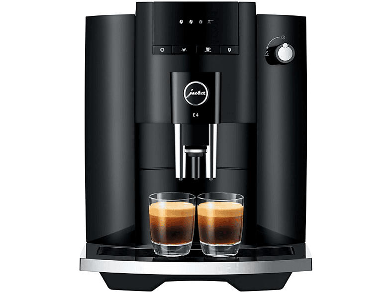 Jura 15435 E4 Kaffeevollautomat (Piano Black, Professional Aroma Grinder, 15 bar)