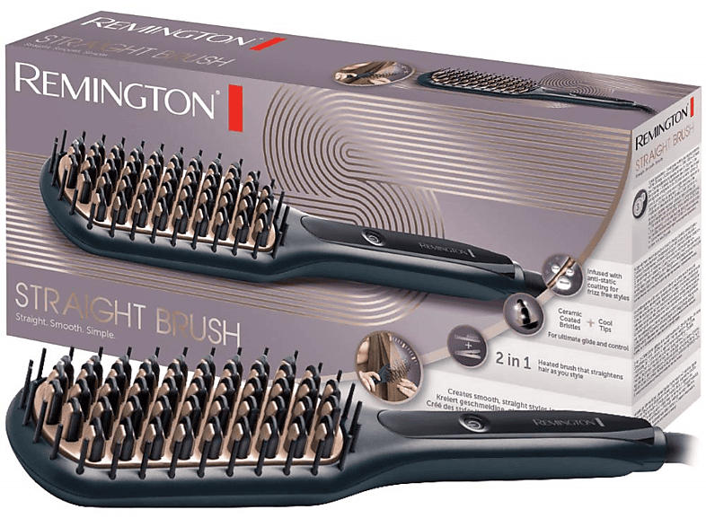 Remington CB7400 Glättbürste, Dunkelgrau)