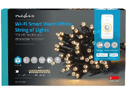Nedis SmartLife WLAN LED Lichterkette, 5m, 50 LED's, Warmweiß; LED-Lichterkette