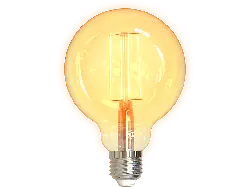 Deltaco Smarte Filamentlampe SH-LFE27G95, 5.5W, E27, dimmbar, Weiß; LED Lampe