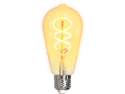 Deltaco Smarte Spiral-LED-Lampe SH-LFE27ST64S, 5.5W, E27, dimmbar, Weiß; LED Lampe