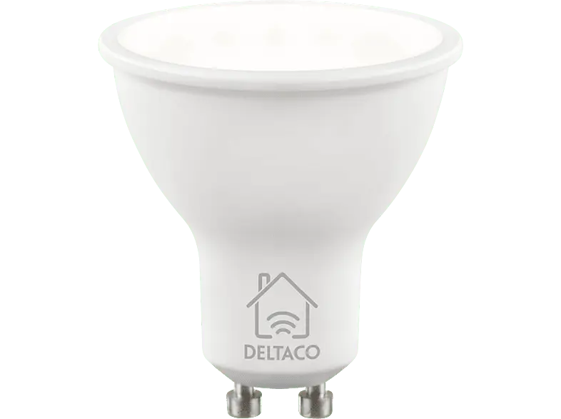 Deltaco Smarte LED-Spot SH-LGU10W, 5W, GU10, dimmbar, Weiß; LED Spot