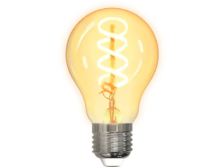 Deltaco Smarte Spiral-LED-Glühlampe SH-LFE27A60S, 5.5W, E27, dimmbar, Weiß; LED Lampe