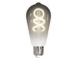 DELTACO Smarte Spiral-LED-Lampe SH-LFSE27ST64S, 5.5W, E27, dimmbar, Weiß; LED Lampe