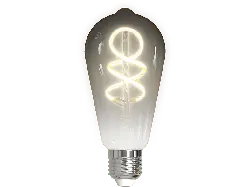 Deltaco Smarte Spiral-LED-Lampe SH-LFSE27ST64S, 5.5W, E27, dimmbar, Weiß; LED Lampe