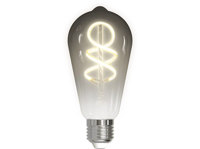 Deltaco Smarte Spiral-LED-Lampe SH-LFSE27ST64S, 5.5W, E27, dimmbar, Weiß; LED Lampe
