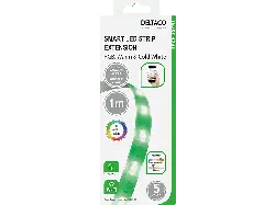 Deltaco Smarte LED-Streifenverlängerung SH-LSEX1M, 1m, dimmbar, 24W, RGB; LED Streifen