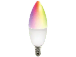 Deltaco Smarte LED-Lampe SH-LE14W, 5W, E14, dimmbar, RGB; LED Lampe