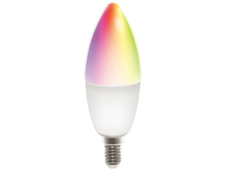 Deltaco Smarte LED-Lampe SH-LE14W, 5W, E14, dimmbar, RGB; LED Lampe