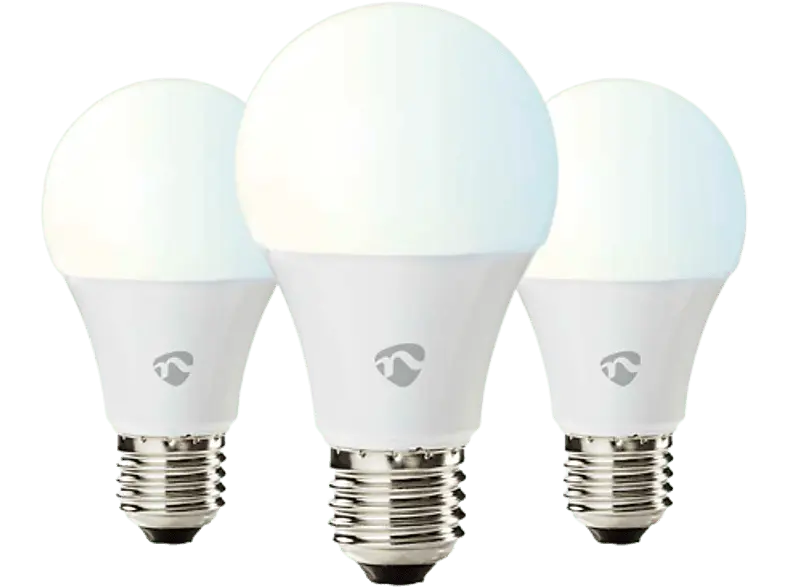 Nedis SmartLife LED-Gl&uuml;hbirne, E27, 9W., 3 Stk.; LED Gl&uuml;hbirne